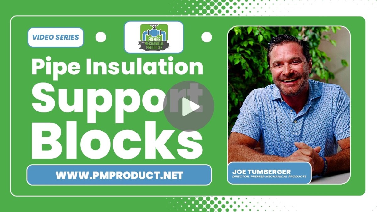 pipe insulation support blocks